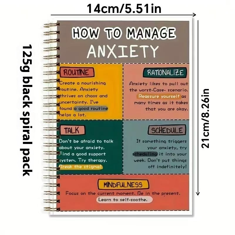 Mood Notebook Management Anxiety Diary